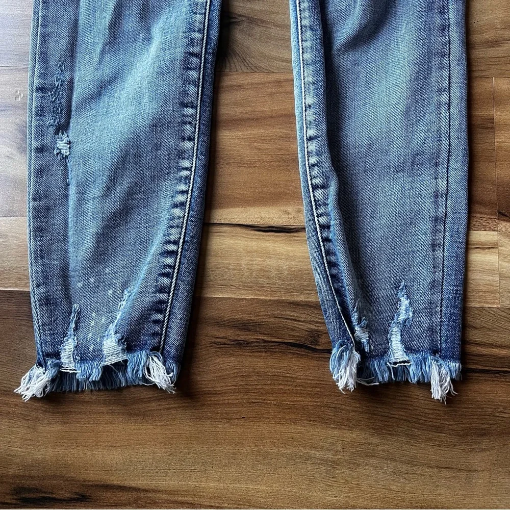 Judy Blue Women's Hi-Rise Skinny Destroyed Button-Fly Jeans Size 29‎